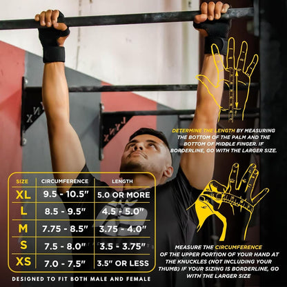 New Ventilated Weight Lifting Workout Gloves with Built-In Wrist Wraps for Men and Women - Great for Gym Fitness, Cross Training, Hand Support & Weightlifting.