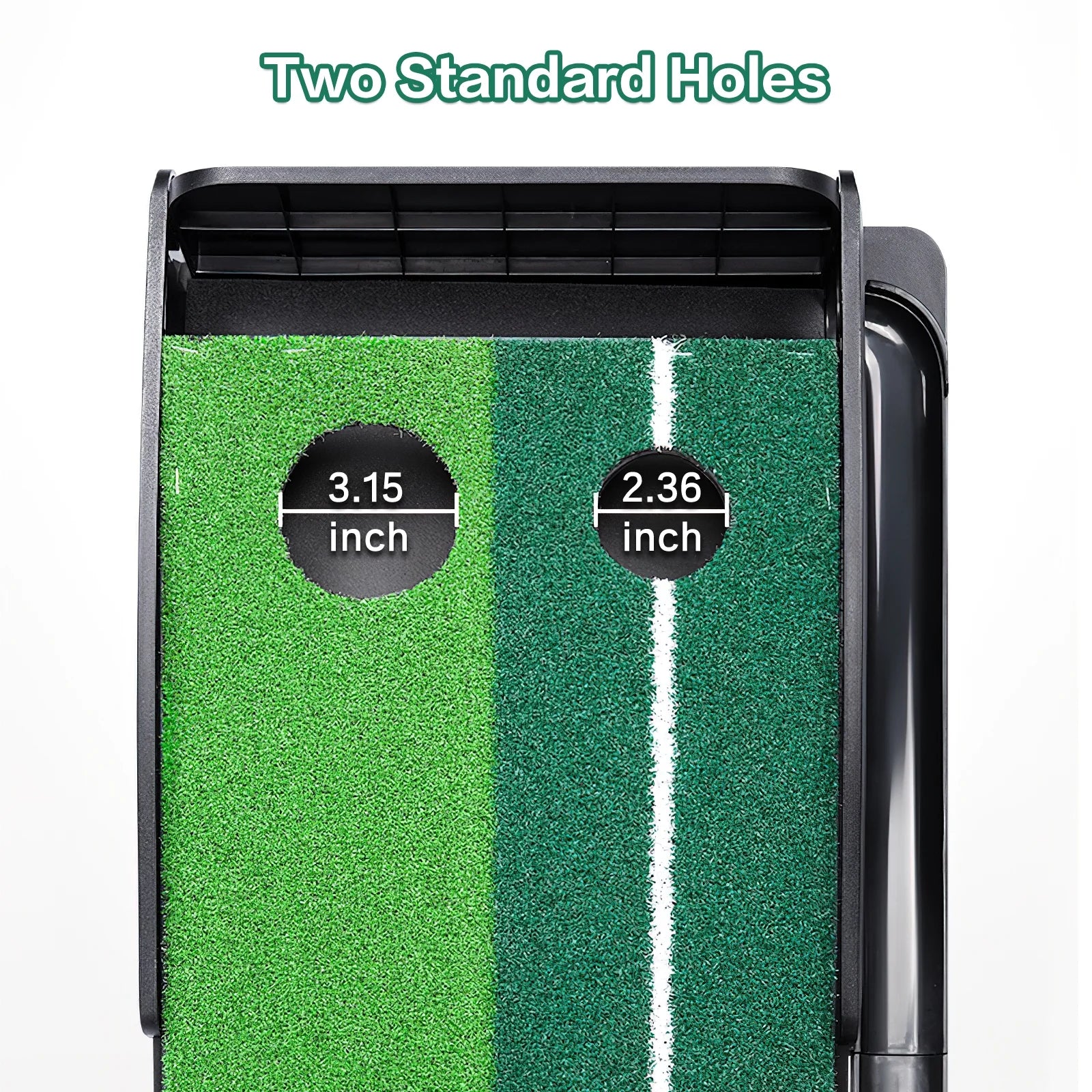 9.9FT Golf Training Putting Green Mat with Automatic Ball Return for Indoor and Outdoor Use