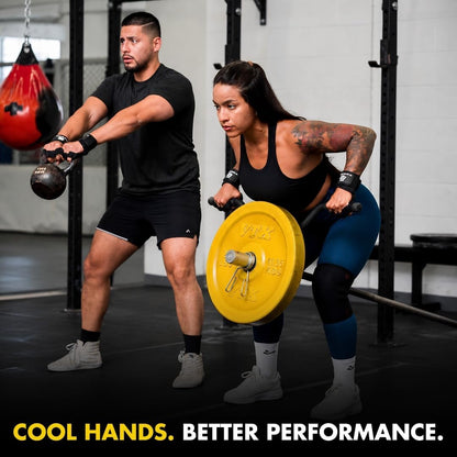 New Ventilated Weight Lifting Workout Gloves with Built-In Wrist Wraps for Men and Women - Great for Gym Fitness, Cross Training, Hand Support & Weightlifting.